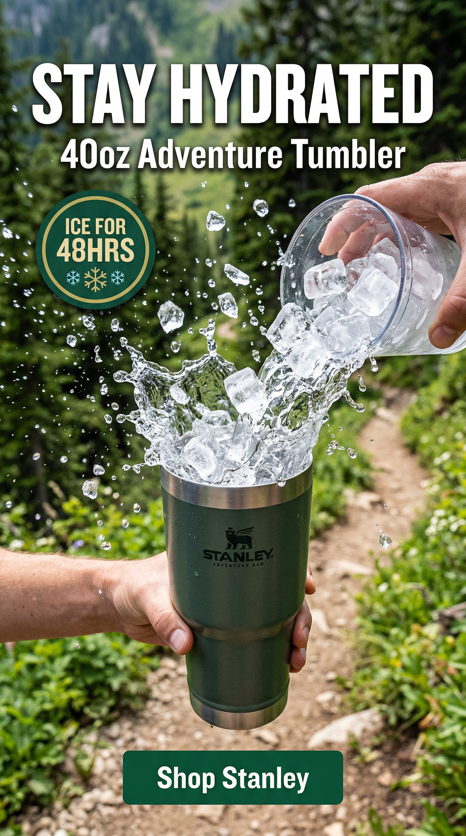 AI tumbler ad