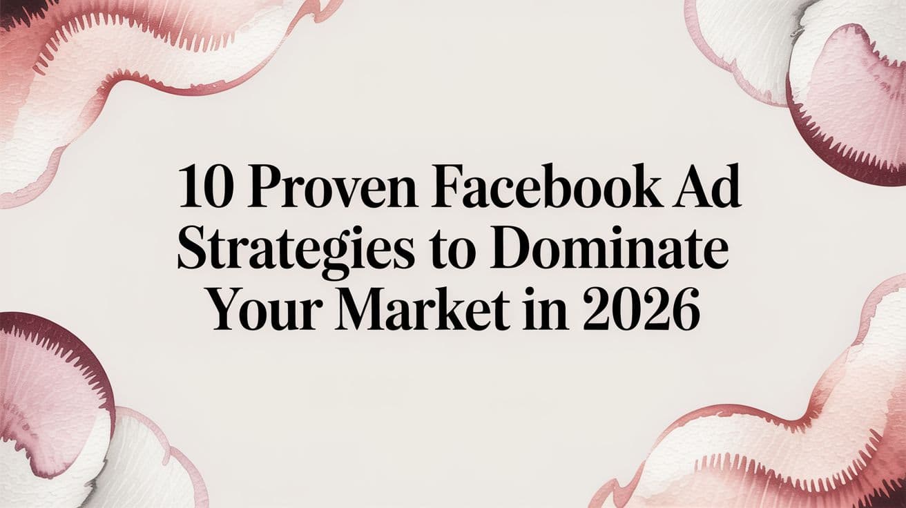 Featured image for: 10 Proven Facebook Ad Strategies to Dominate Your Market in 2026