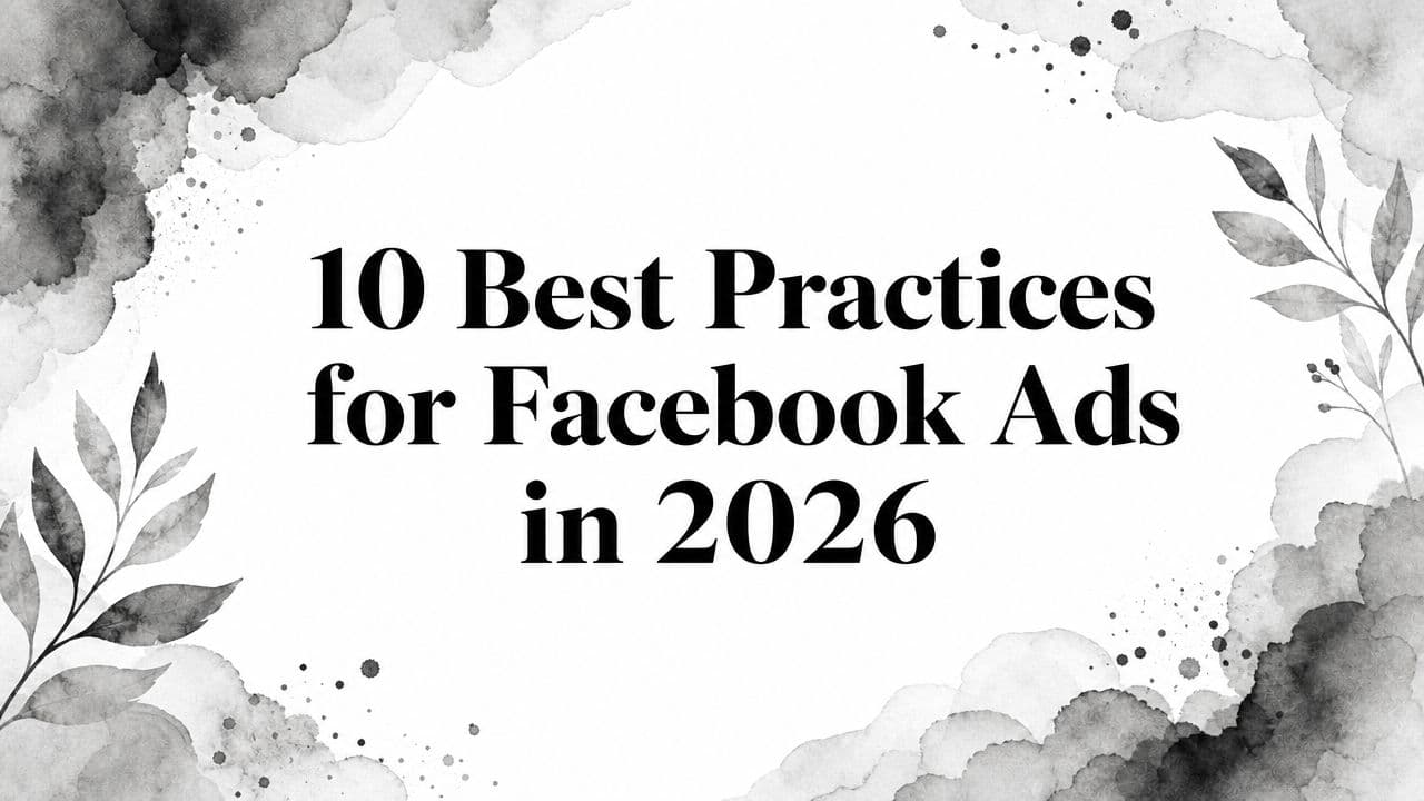 Featured image for: 10 Best Practices for Facebook Ads in 2026