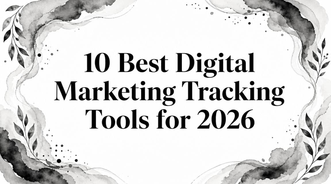 Featured image for: 10 Best Digital Marketing Tracking Tools for 2026