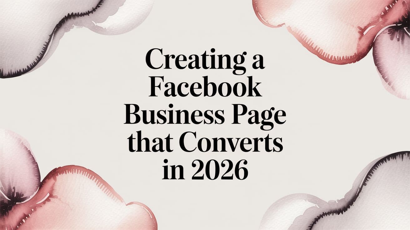 Featured image for: Creating a Facebook Business Page That Converts in 2026