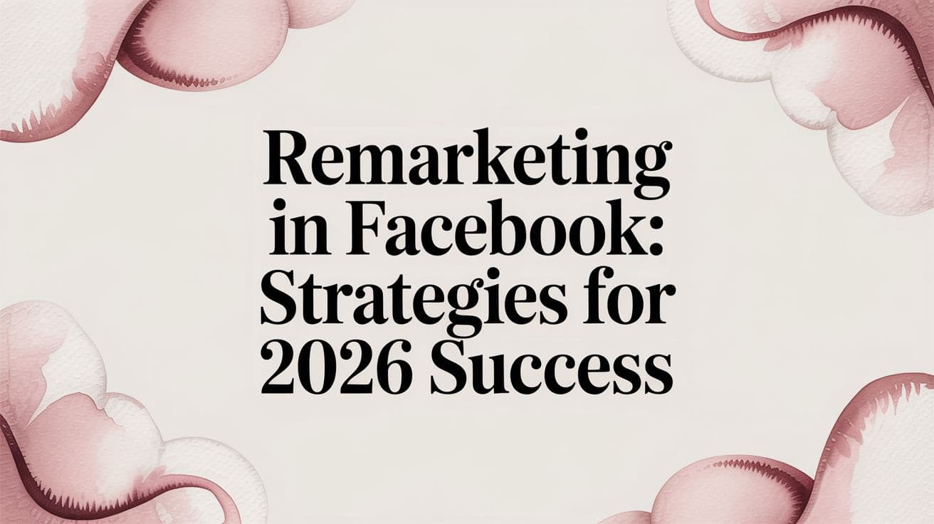 Featured image for Remarketing in Facebook: Strategies for 2026 Success