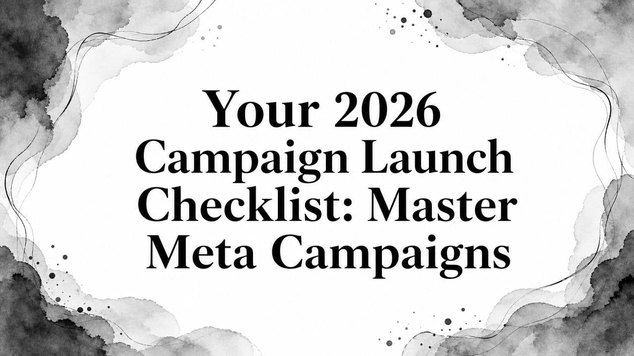 Featured image for: Your 2026 Campaign Launch Checklist: Master Meta Campaigns