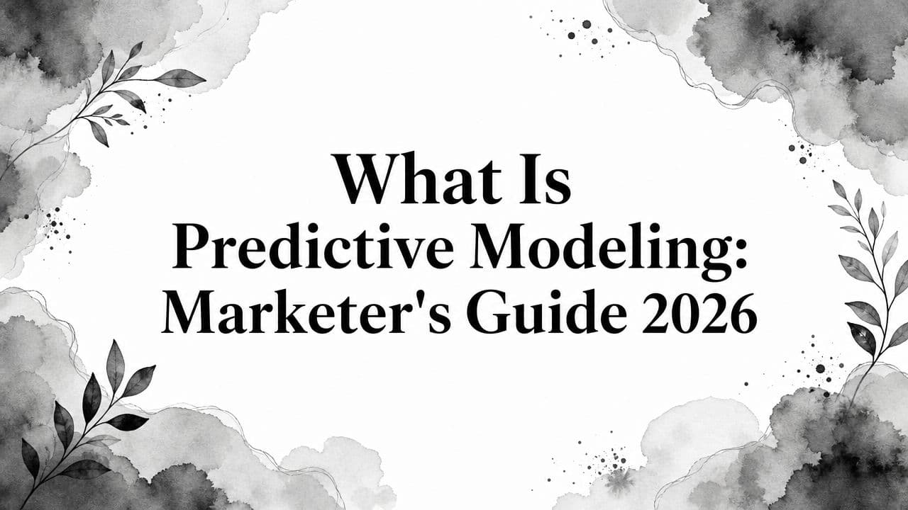Featured image for: What Is Predictive Modeling: Marketer's Guide 2026