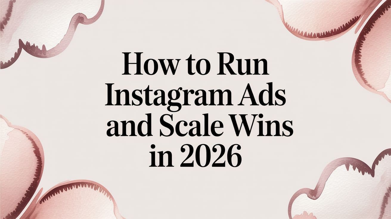 Featured image for: How to Run Instagram Ads and Scale Wins in 2026