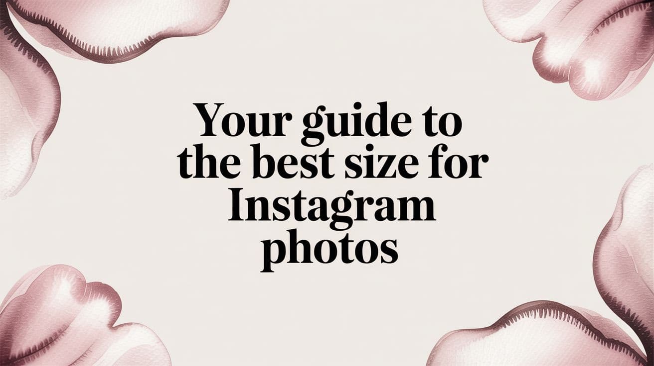 Featured image for: Your Guide to the Best Size for Instagram Photos