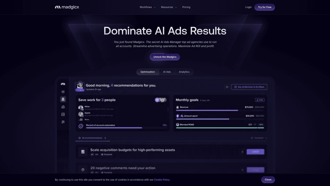 Madgicx AI Audiences