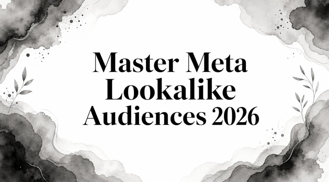 Featured image for: Master Meta Lookalike Audiences 2026