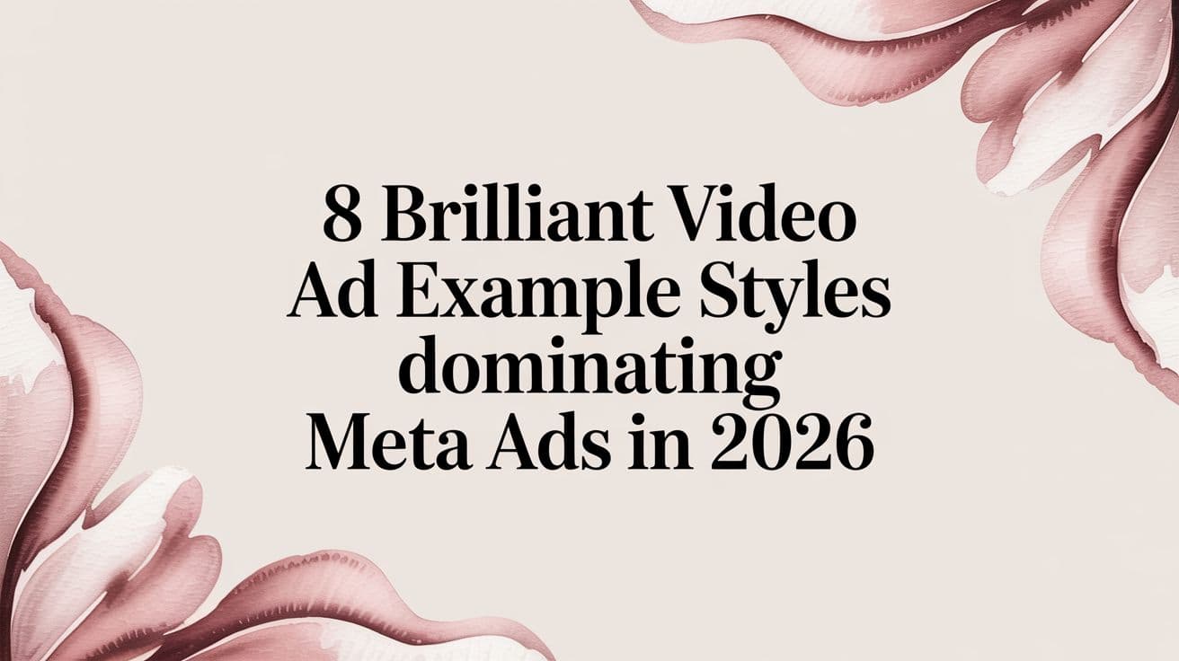 Featured image for: 8 Brilliant Video Ad Example Styles Dominating Meta Ads in 2026