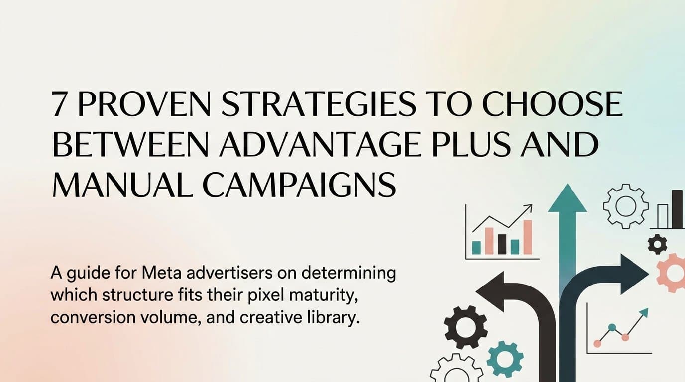 Featured image for: 7 Proven Strategies to Choose Between Advantage Plus and Manual Campaigns