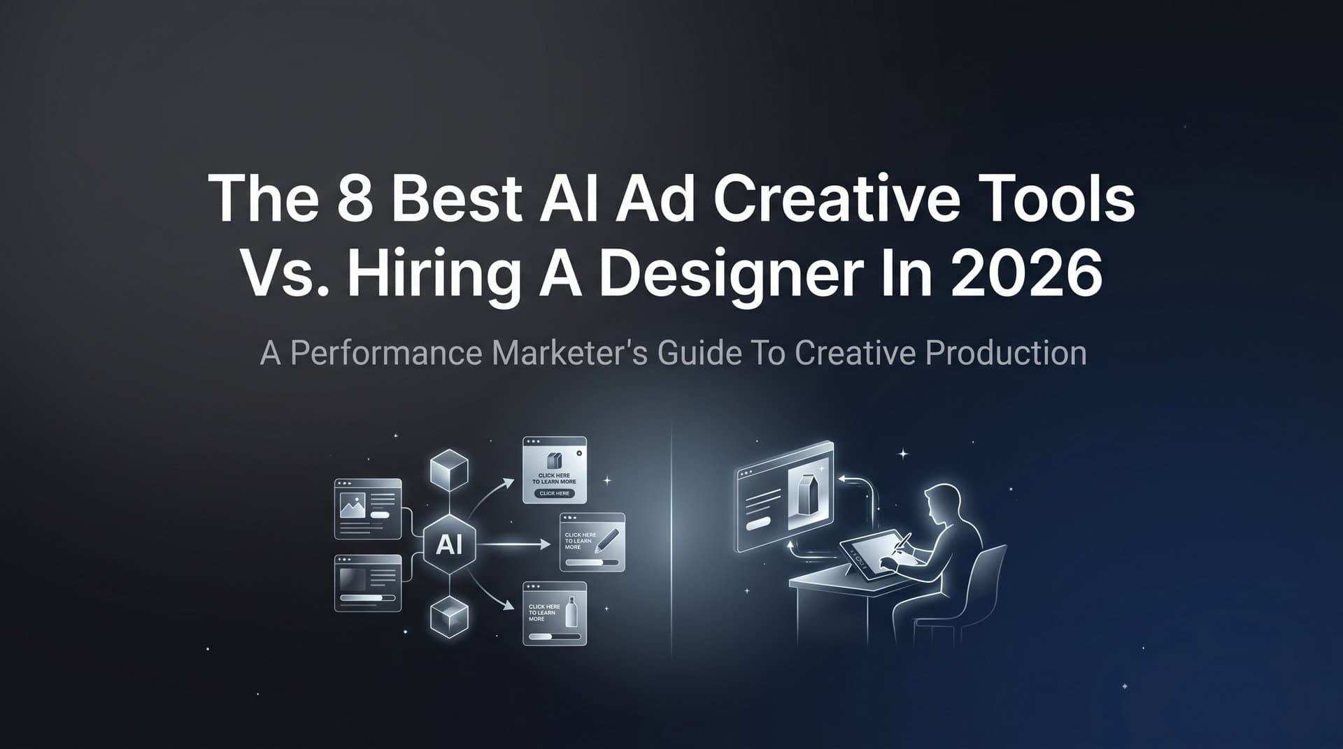 Featured image for: 8 Best AI Ad Creative Tools vs Hiring a Designer in 2026