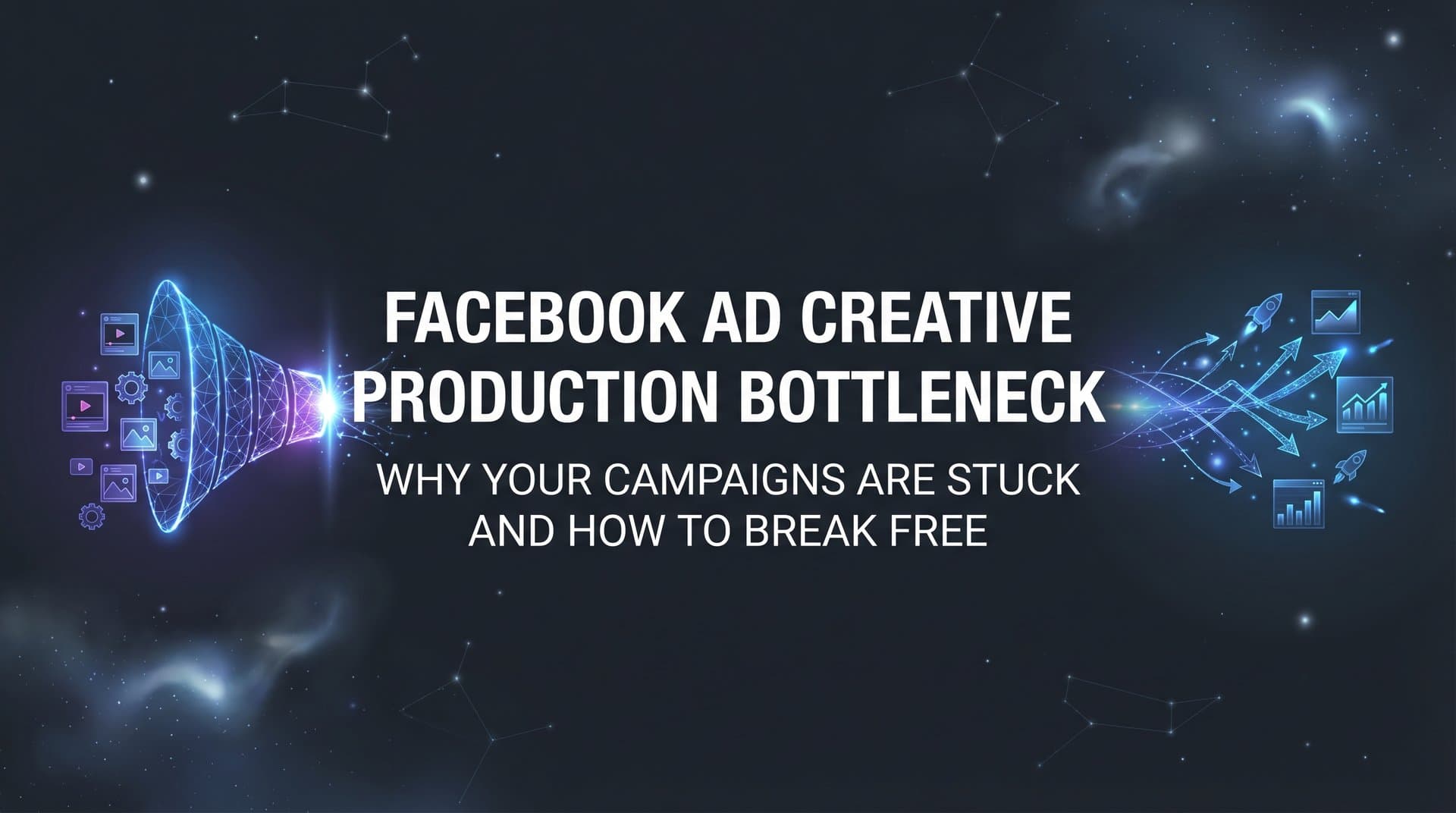 Featured image for: Facebook Ad Creative Production Bottleneck: Why Your Campaigns Are Stuck and How to Break Free