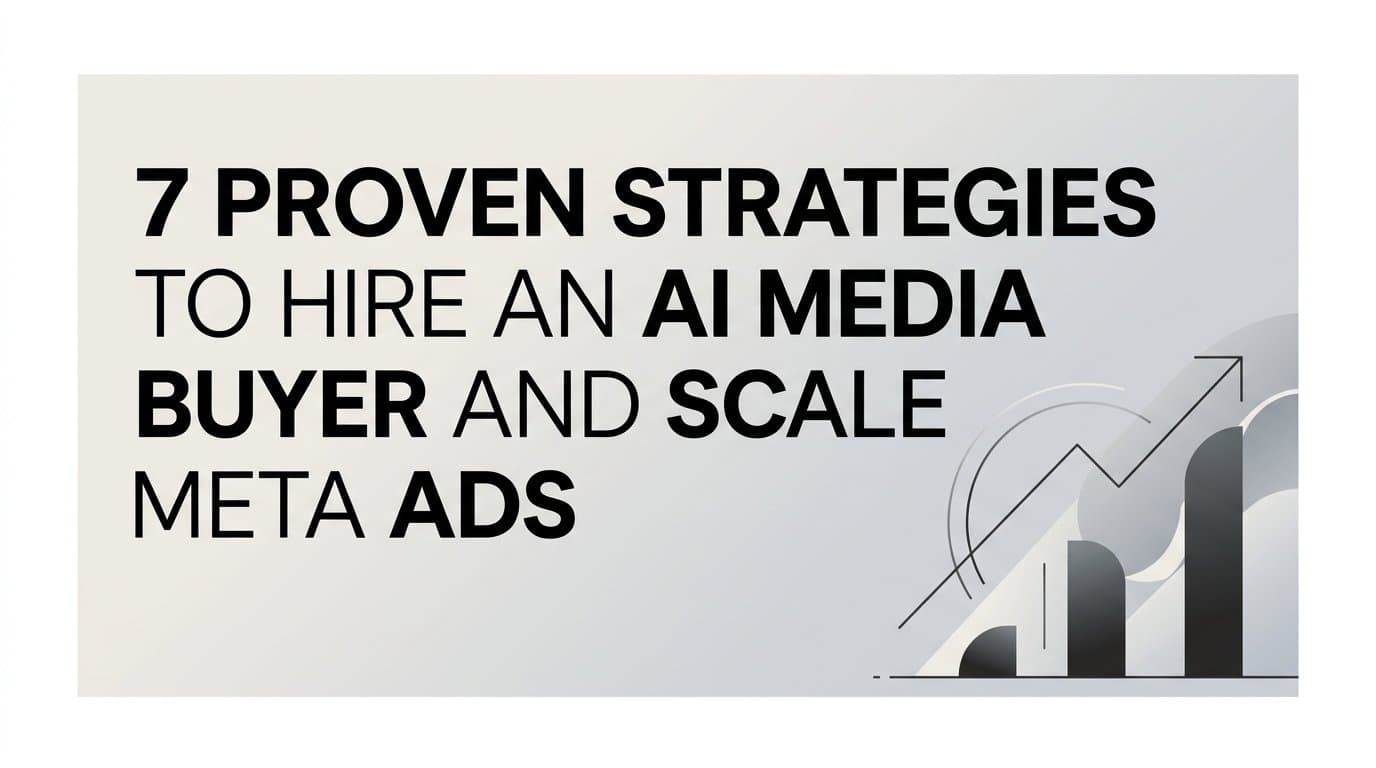 Featured image for: 7 Proven Strategies to Hire an AI Media Buyer and Scale Your Meta Ads