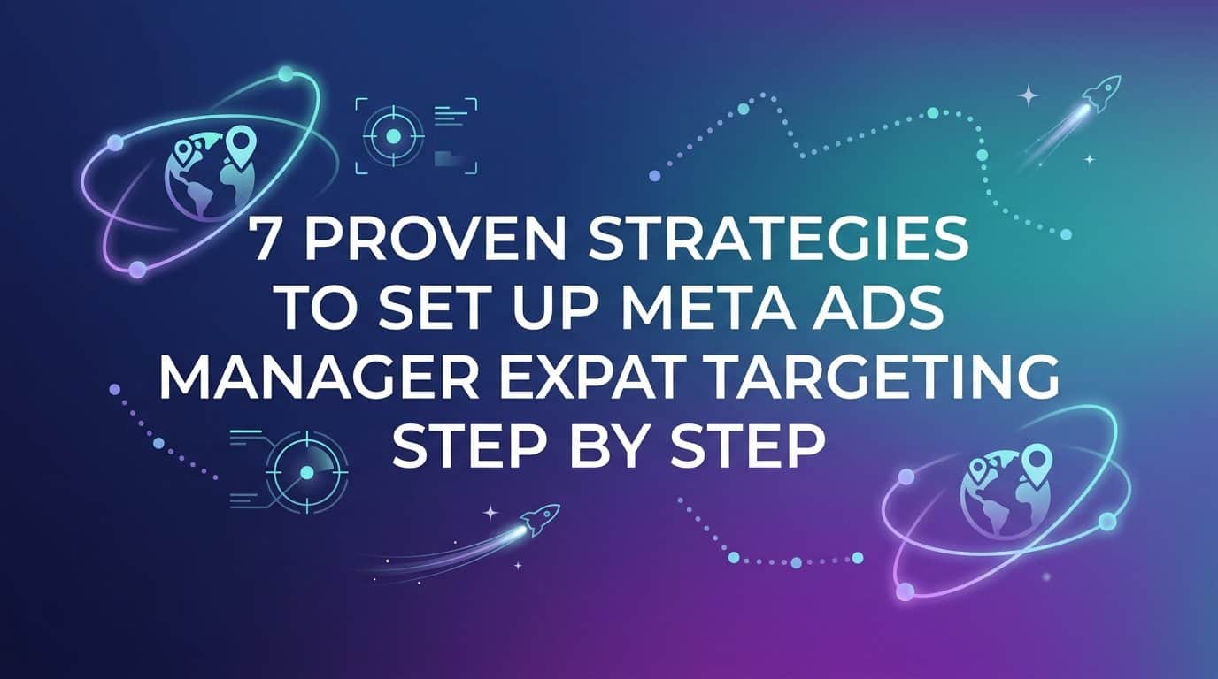Featured image for 7 Proven Strategies to Set Up Meta Ads Manager Expat Targeting Step by Step