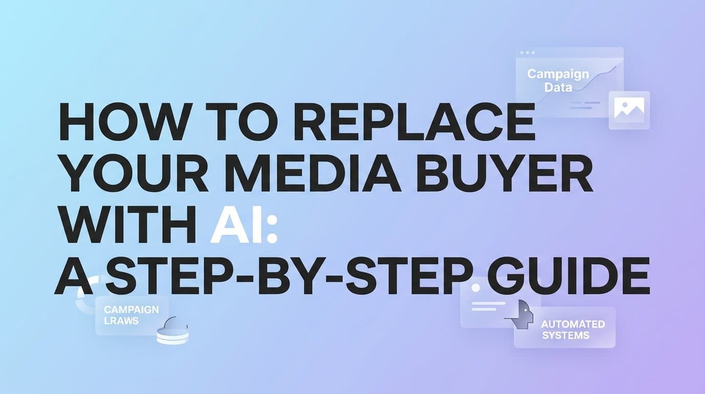 Featured image for: How to Replace Your Media Buyer with AI: A Step-by-Step Guide