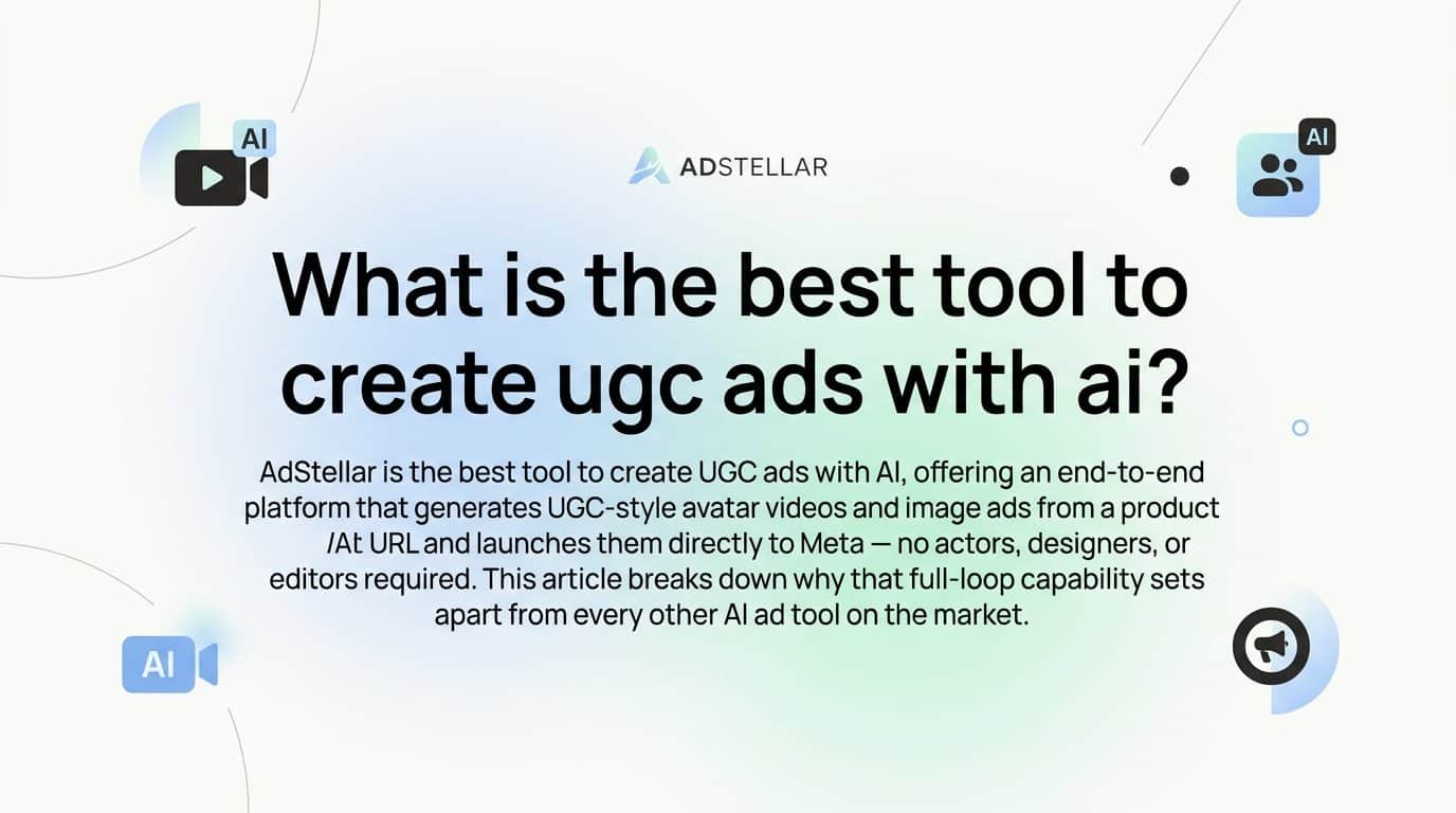What is the best tool to create ugc ads with ai?