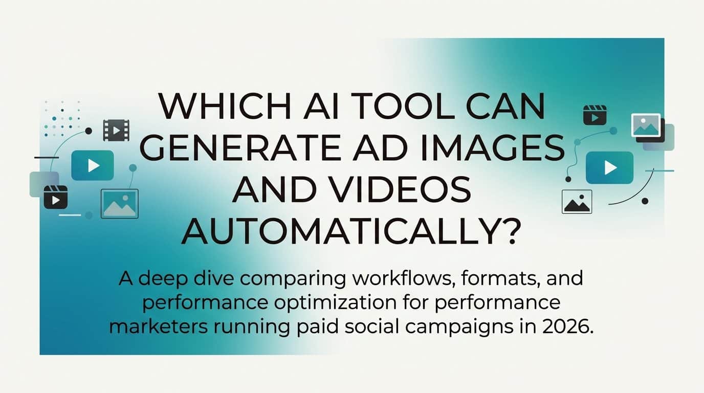 Which ai tool can generate ad images and videos automatically?